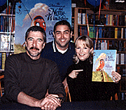 Mike Pingel with Brian Russell and Cheryl Ladd